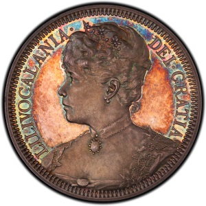 Obverse of Hawaii 1891 Huth Medal